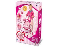 Grandi Giochi GG71282, Amore Mio Passeggino Urban, Colore Rosa