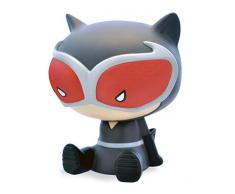 Plastoy DC Comics Catwoman salvadanaio Chibi, 80076, Multicolore