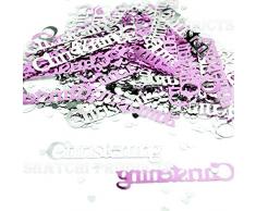 Gifts 4 All Occasions Limited SHATCHI-452 - Confezione da 3 coriandoli da 14 g, colore: rosa