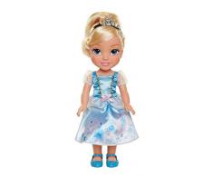 Jakks Pacific- DP Cinderella Spielpuppe 35 cm Disney Princess Bambola Cenerentola, Colore Blu, 78848