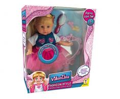 Teorema- Valentina Fashion Style Bambola con Voce, Specchio Magico e Accessori, 66109