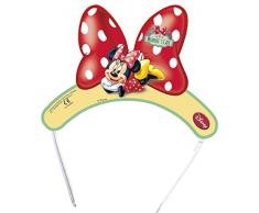 6 X CORONCINE MINNIE CAFè PER FESTA COMPLEANNO BAMBINA DISNEY ADDOBBI PARTY