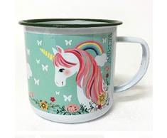 ARTEMODEL- Tazza Unicorno Verde Metallo, Colore (1)
