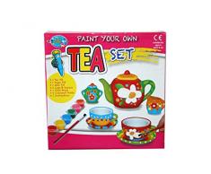 A to Z- PYO Tea Set da tè, Multicolore, 37633