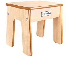 Little Helper - FunStool Sedia e Sgabello in Legno per Bambini, Naturale