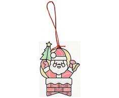 Melissa & Doug- Kit Fai da Te Semplice per Vetro colorato: Babbo Natale Vetrate, Multicolore, 18584