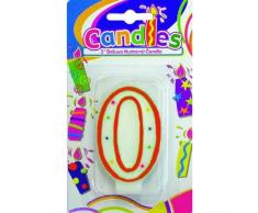 Boland- Candela Nr Zero, 4 Colori Assortiti, Multicolore, 563400
