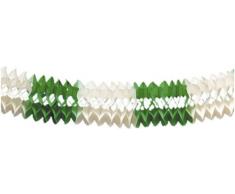 TIB 14208 - Grande capacità Carta Ghirlanda, Verde / Bianco