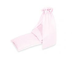 PINOLINO 290685-7, Baldacchino per Culla Bambole (Lenzuola e Cuscino Non compresi), Colore: Rosa