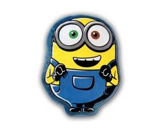 BETA SERVICE - Cuscino a forma di Minions Bob, mobili per bambini Blu 35 x 28 cm