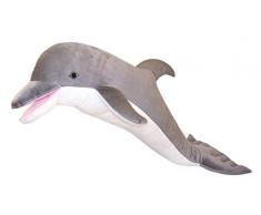 Melissa & Doug- Gigante Delfino Peluche, Colore Grigio, 12123