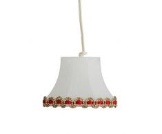 Rulke RULKE019511 LED Lampada a Sospensione con Bordo Dorato