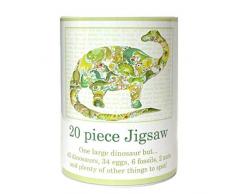 Louise Tate Illustration 714953348101 - Seghetto da 20 pezzi, motivo: dinosauro