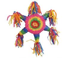 Amscan 9903142 - Pinata a forma di stella, multicolore