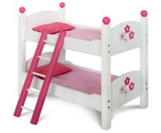 Chic 2000 - Letto a Castello per Bambine, Design Floreale