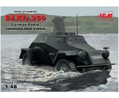 ICM 48193 Modellino di SD.KFZ.260 German Radio Comunicazione Vehicle