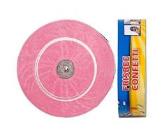 Coriandoli frisbee per neonato rosa - 2 pezzi