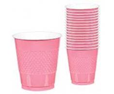 Amscan Bicchiere plastica 355 ml Rosa Pastello, 7AM552287-109