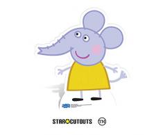 Star Cutouts Ltd SC1629 Emily Elefante per feste di Peppa Pig, decorazione per stanze ed esposizioni, altezza 63 cm, multicolore