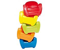 Chicco 30004 Poltroncina, 82x40x49, Colori assortiti: Rosso/Blu/Arancione/Verde
