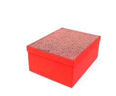 Gifts 4 All Occasions Limited SHATCHI-1301 - Scatole portaoggetti con coperchi Shatchi, decorazione per la casa, regali di Natale e feste, 11686, multicolore