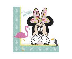 Tovaglioli tropicali Minnie 33 x 33 cm - 20 pezzi