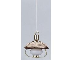Kahlert Luce 10537 - Mini Doll Accessori - Lampada a Sospensione Lampada a Cherosene Intrecciato