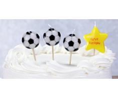 Set di candele calcio - 6 pezzi