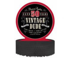 Centrotavola 50 anni in stile vintage