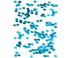 Coriandoli da tavola rotondi turchesi