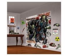 Confezione con due poster di zombi per Halloween