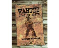 Poster in cartone Wanted