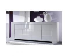 : Madia a 4 ante Eos / Bianco lucido