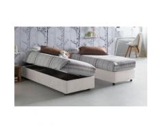 Letto Sommier: Singolo con apertura laterale / Bianco
