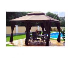 Gazebo con LED Swing&Harmonie: Marrone