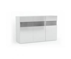 Credenza Potenza a 3 ante - Bianco