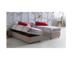 Sommier letto: Singolo con apertura laterale / Tortora