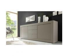Credenza 2 ante 3 cassetti Peltro