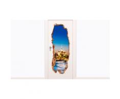 Adesivo per porte in vinile: Mont Saint Michel