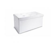 Panca contenitore 76 x 38 x 38 cm: Bianco