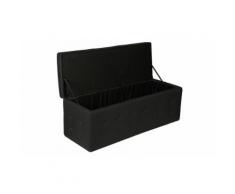 : Cassapanca da 140 x 47 x 45 cm / Nero