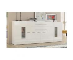 Credenza Daiquiri: 200 x 40,6 x 79,5 cm / Bianco laccato