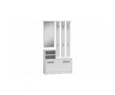 Guardaroba da ingresso Amber: Bianco