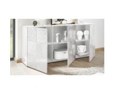 Credenza 3 ante - Bianco serigrafato