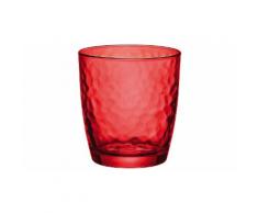 Set 6 Bicchieri Acqua in Vetro Palatina Rosso