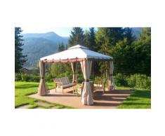 Gazebo da giardino con zanzariera: Gazebo da giardino completo / 3 x 4 m
