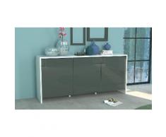 21750103 - Credenza Bali con 3 ante - Bianco/Grigio