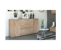 Credenza con 2 ante e 3 cassetti