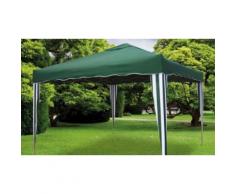 Gazebo pieghevole in acciaio e poliestere - Verde