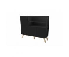 Credenza: Nero/Nero opaco